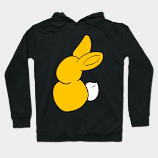 Yellow Easter Bunny Logo Hoodie